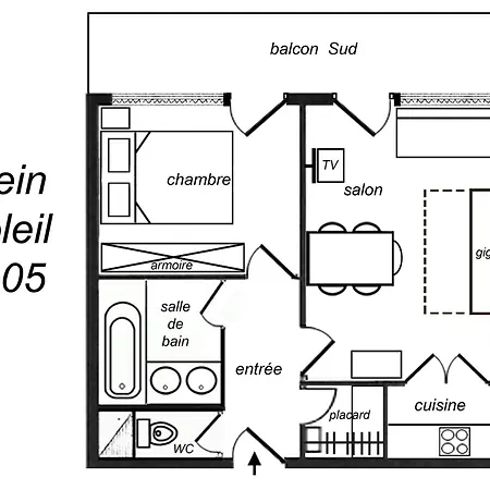 2 Pieces Avec Balcon, Wi-fi, Animaux Admis - Fr-1-182-39 Apartment *